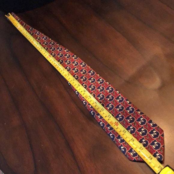 🐾Brooks Brothers Silk Scottish Terrior Dog equestrian print classic tie - Picture 6 of 6